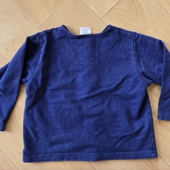 Vintage Y2K Old Navy blue floral cotton pants and cardigan matching 2-piece set - Picture 7 of 10